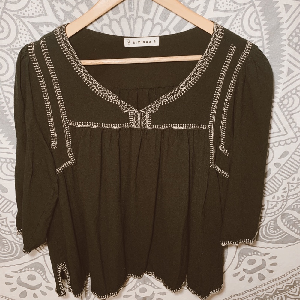 Boho flowy blouse